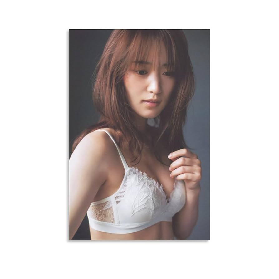 櫻坂46　菅井友香さん　模写　キャンバス絵 櫻坂46菅井友香、卒業写真集水着カット初公開 エレガントボディ